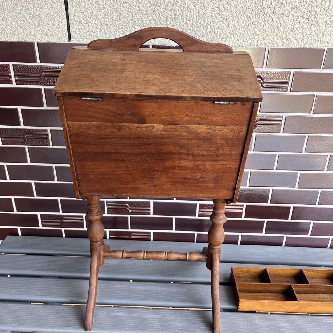 ヴィンテージ　ソーイングボックス　アメリカ製