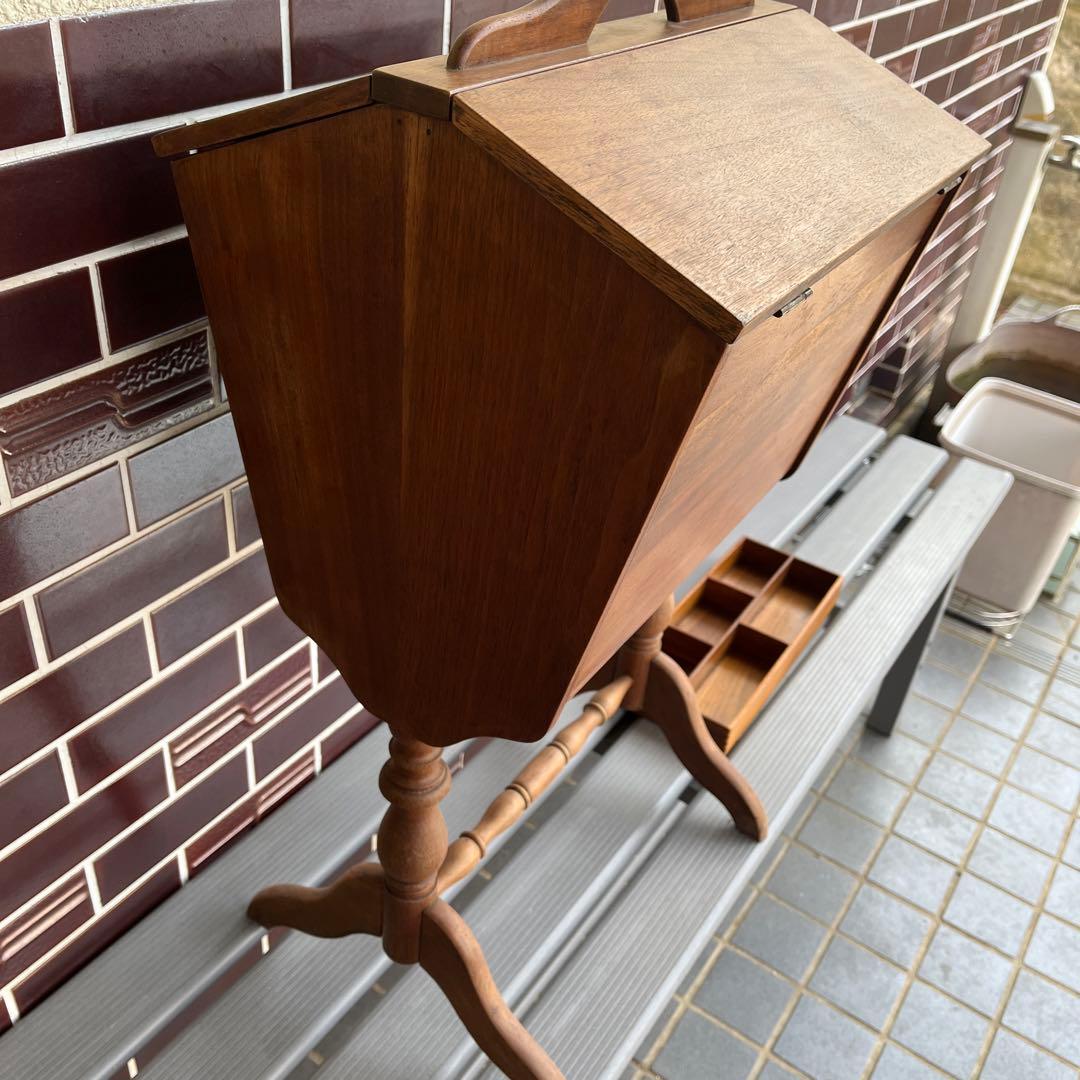 ヴィンテージ　ソーイングボックス　アメリカ製