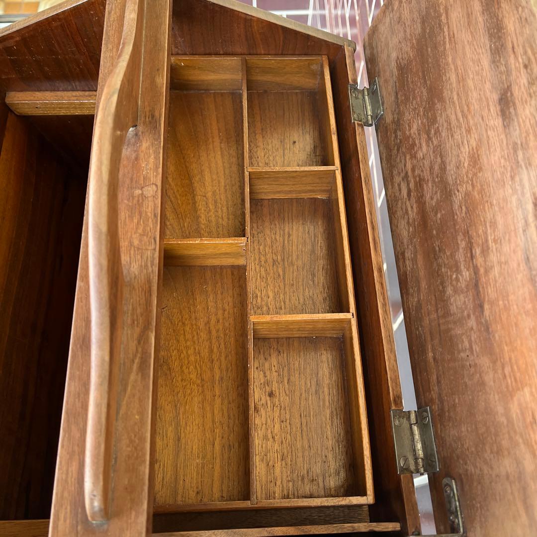 ヴィンテージ　ソーイングボックス　アメリカ製