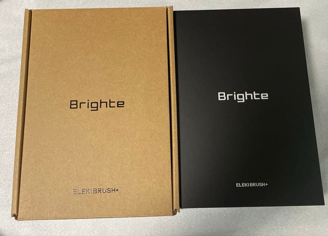 お値下げ【美品】　Brighte 美顔器 ブラック(化粧水、ケンザン付き)