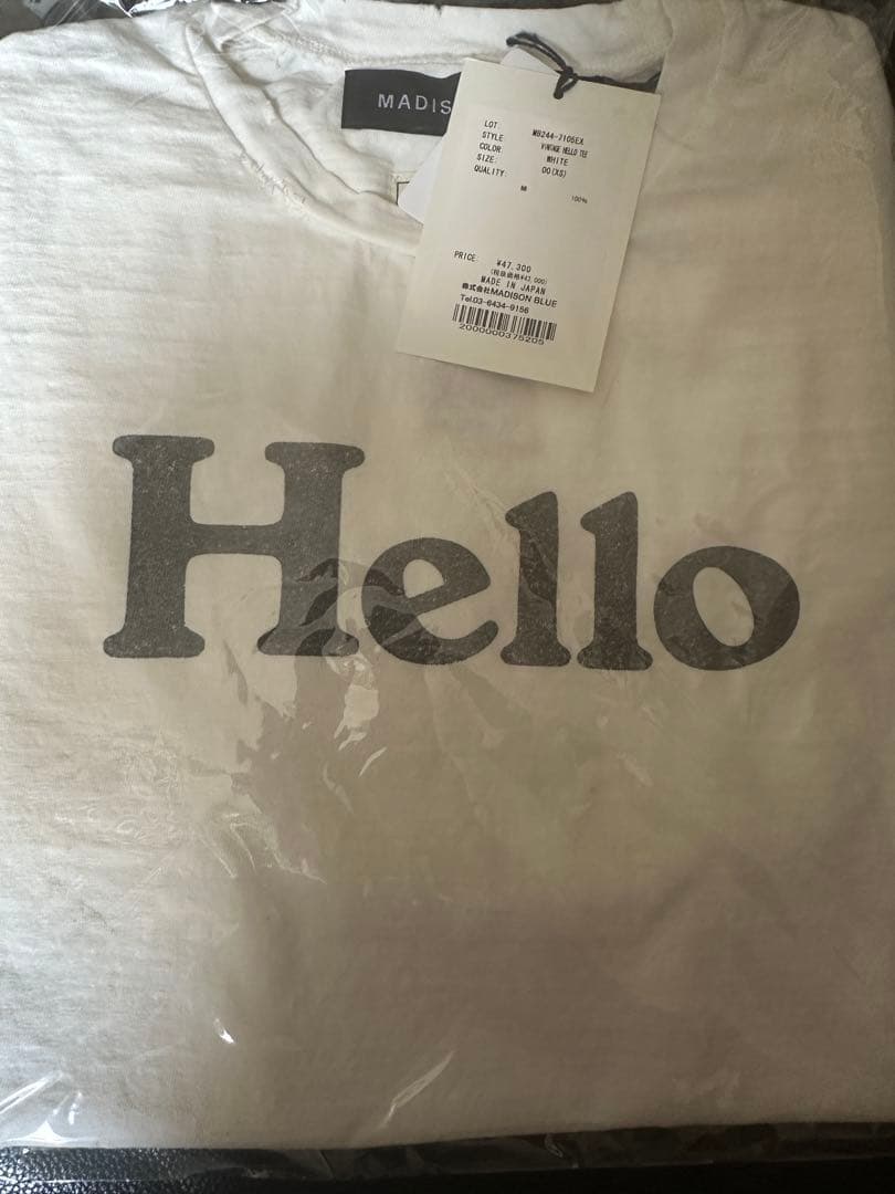 トップス MADISONBLUE VINTAGE HELLO TEE