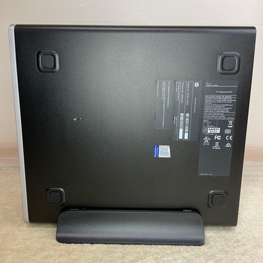 Windowsデスクトップ HP ProDesk 400 G6 i5-9500 NVMe Win11Pro