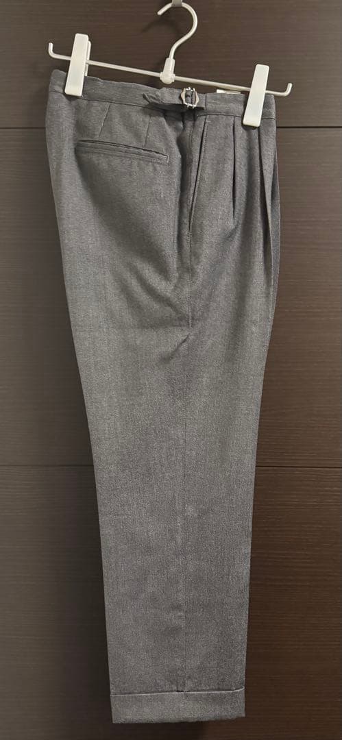 GTA / HERRICK サキソニー 2アウトプリーツパンツ 46