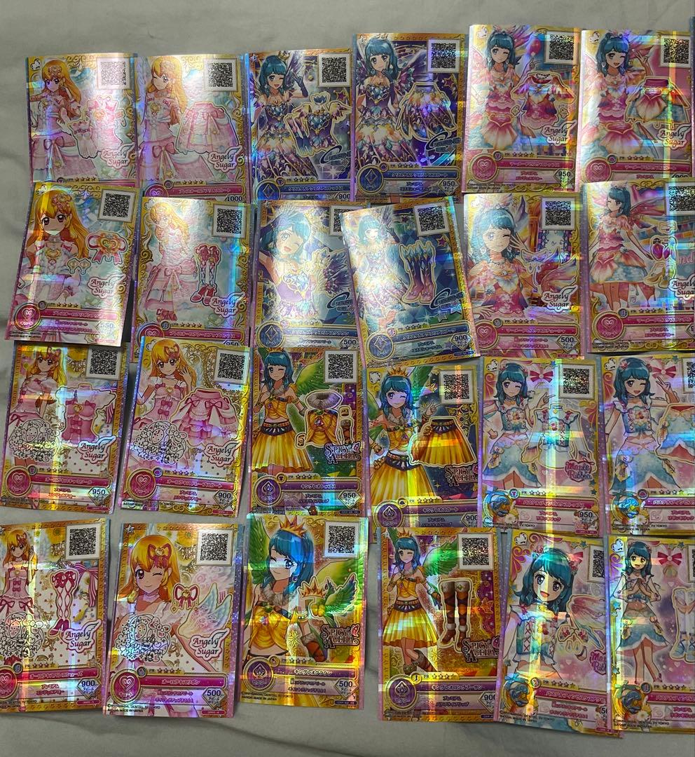 アイカツカード　サイン入り　まとめ売り　オンパレード　星座ドレス　いちご