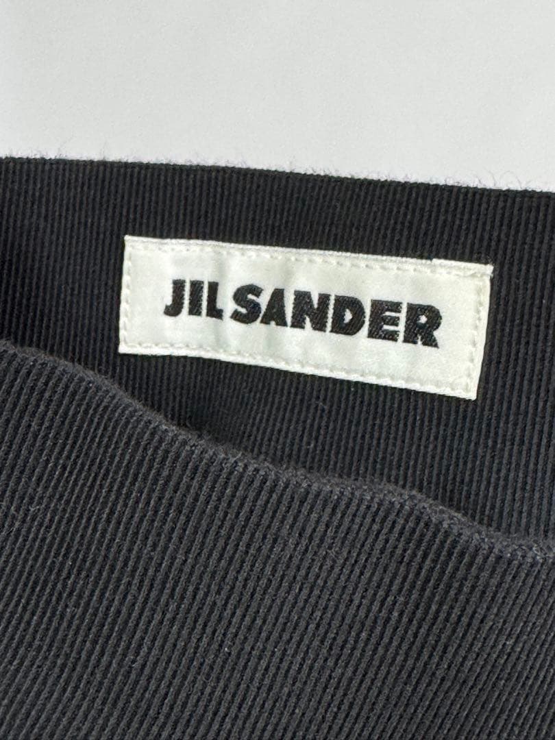 22SSJILSANDERジルサンダーウエストゴムワイドストレートスラックス44