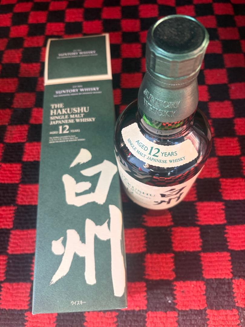 新品未開封　箱付き　12年白州 シングルモルトウイスキー サントリー