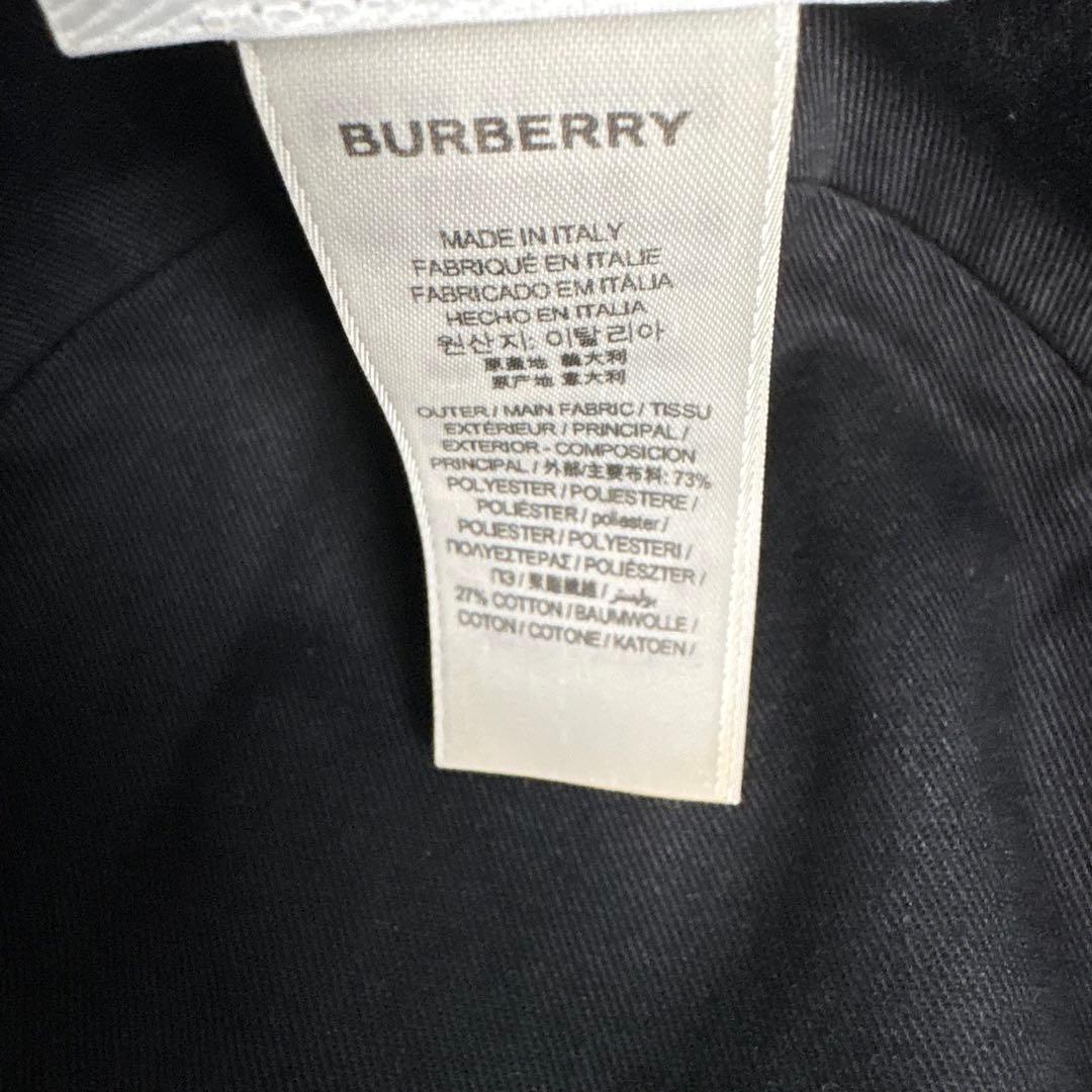 Burberry バーバリー TB柄 バケットハット ブラック Lサイズ