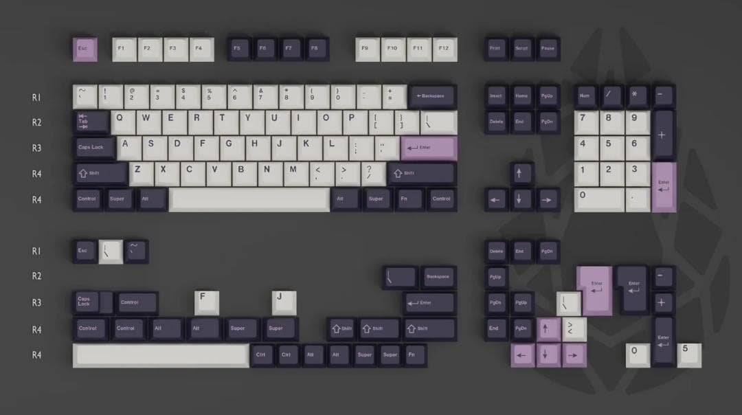 キーボード GMK Amethyst