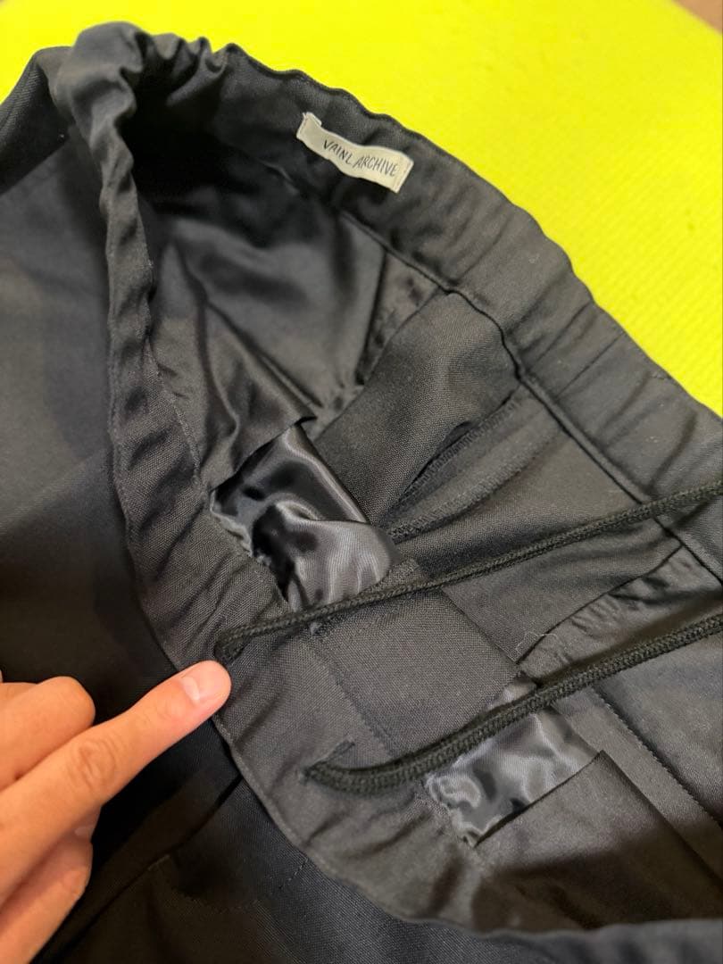 VAINL ARCHIVE LIVE-PT パンツ　黒　サイズL