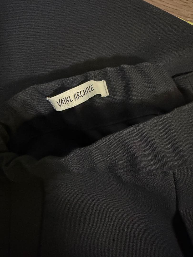 VAINL ARCHIVE LIVE-PT パンツ　黒　サイズL