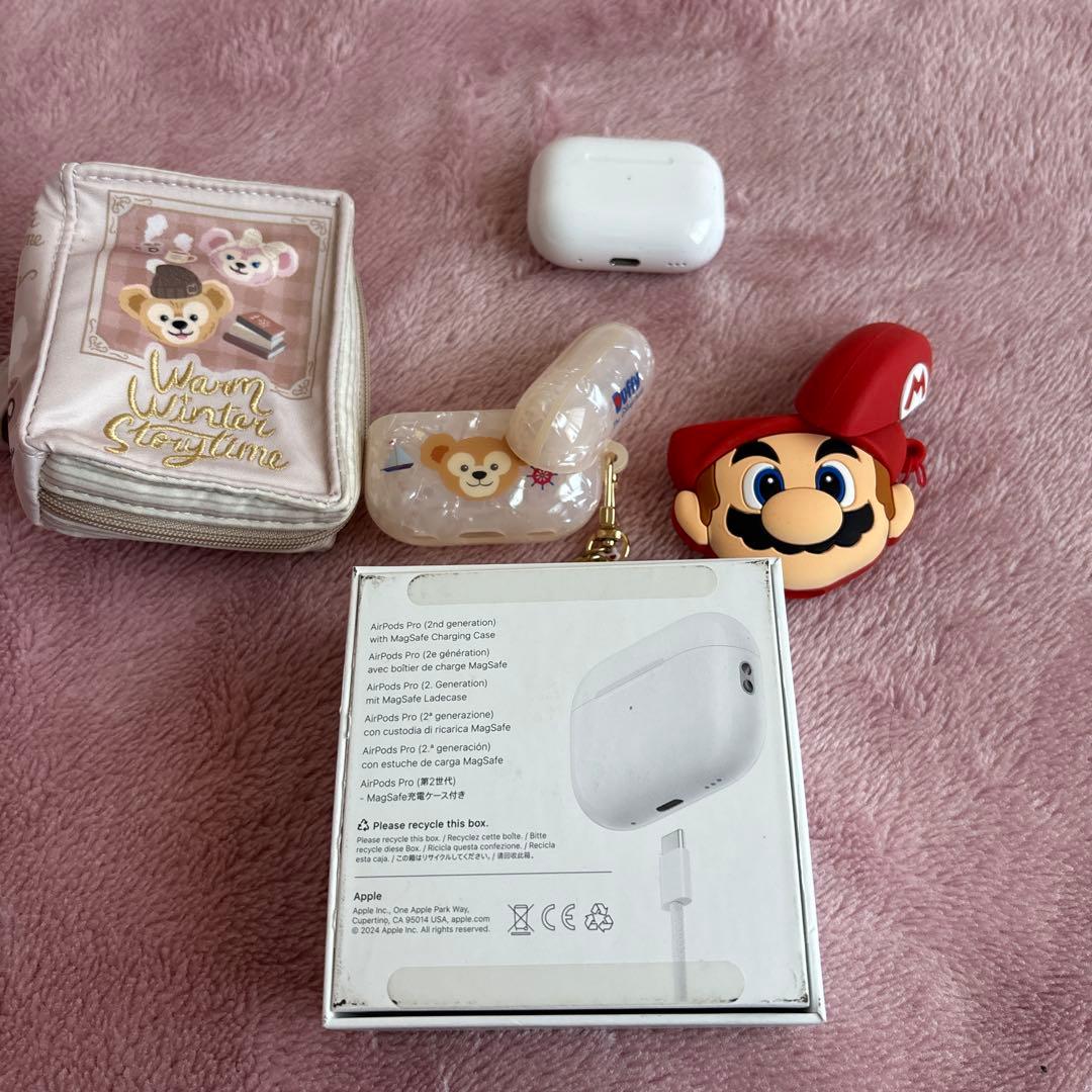 Apple AirPods Pro 2ケースカバー2個付き