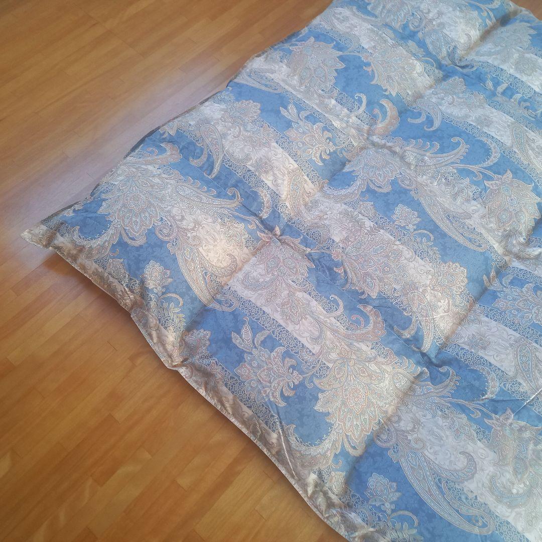 羽毛布団 増量 SDGS リフレッシュ羽毛 高密度生地 清潔 安心 日本製B⑪