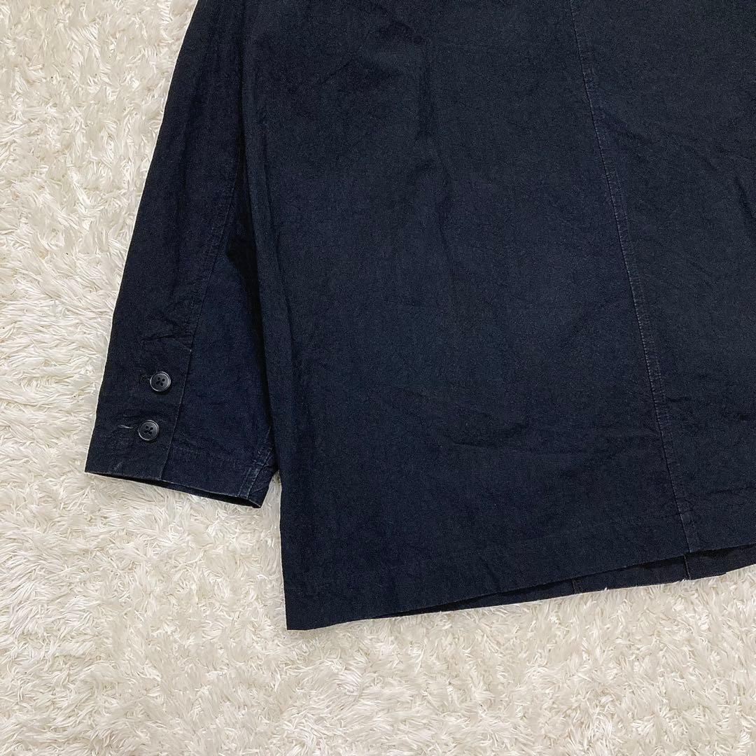 2025 かぐれ コットンテーラードジャケット ユニセックス 黒 2