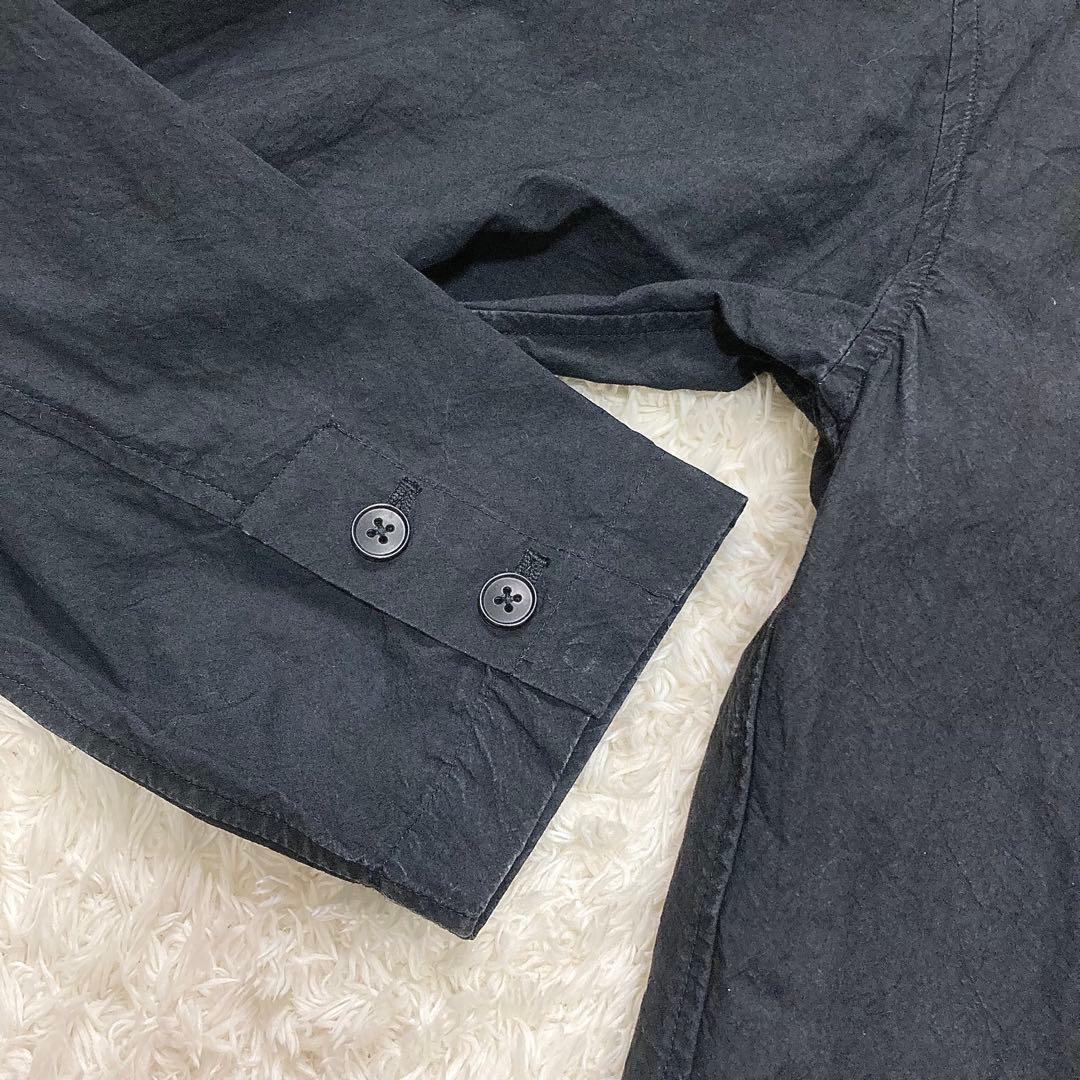 2025 かぐれ コットンテーラードジャケット ユニセックス 黒 2