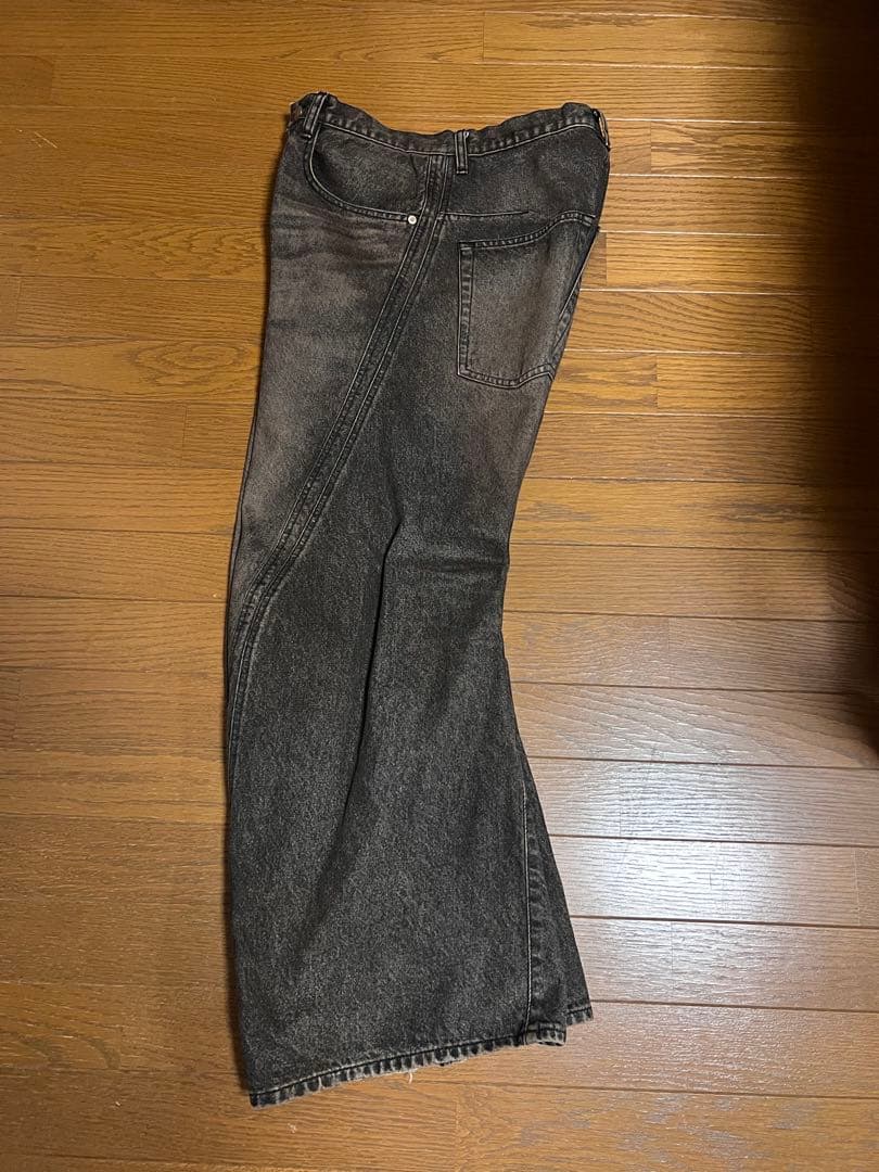 パンツ NVRFRGT 3D TWISTED WIDE LEG PANT 1