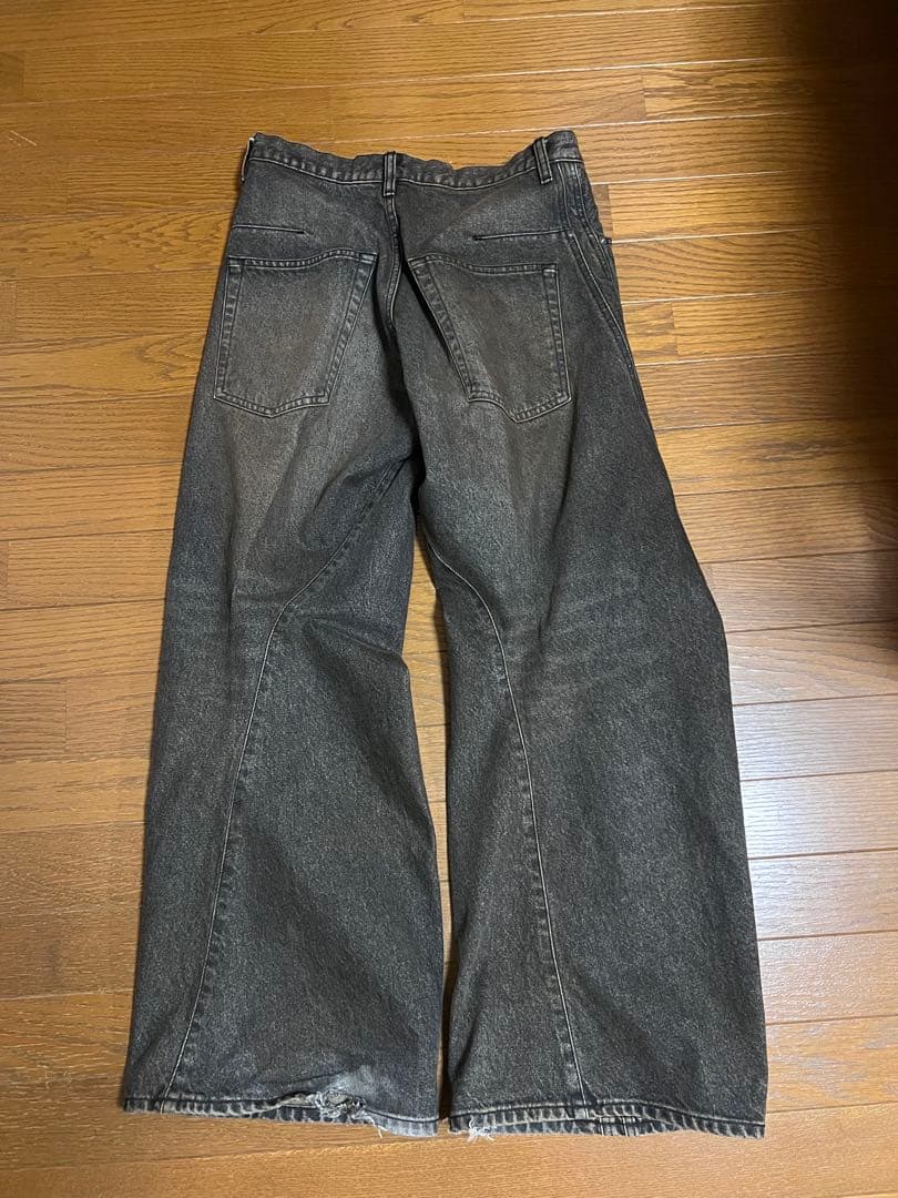 パンツ NVRFRGT 3D TWISTED WIDE LEG PANT 1