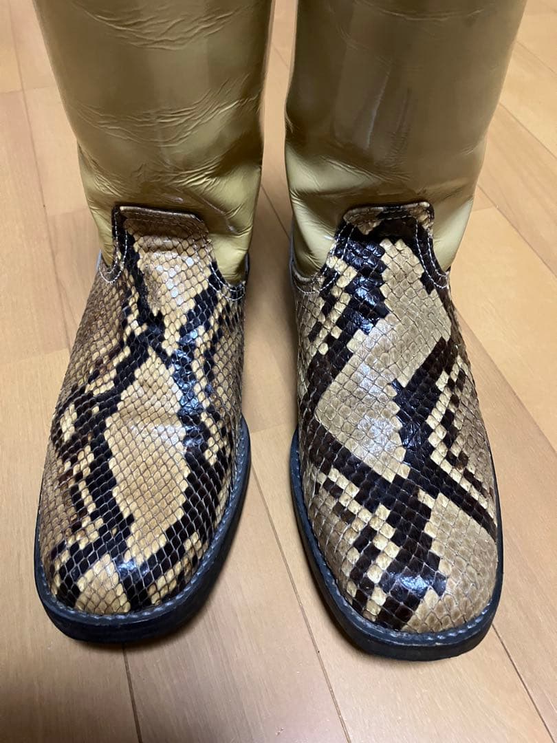 希少品undercover長靴レインブーツアンダーカバー24cmぐらい(XXS)