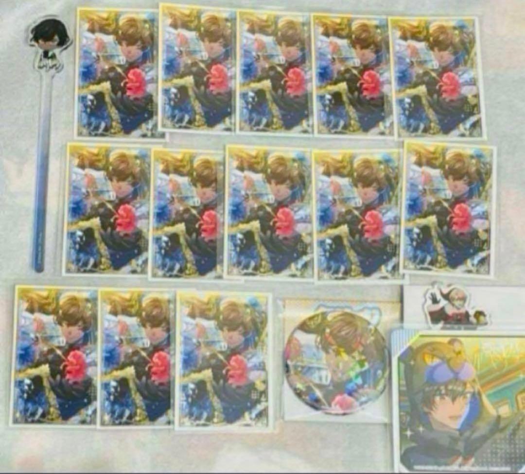 おべいみー　シメオン　チェキ13枚　ホロ缶バッジ　フォトプロップス　コースター他