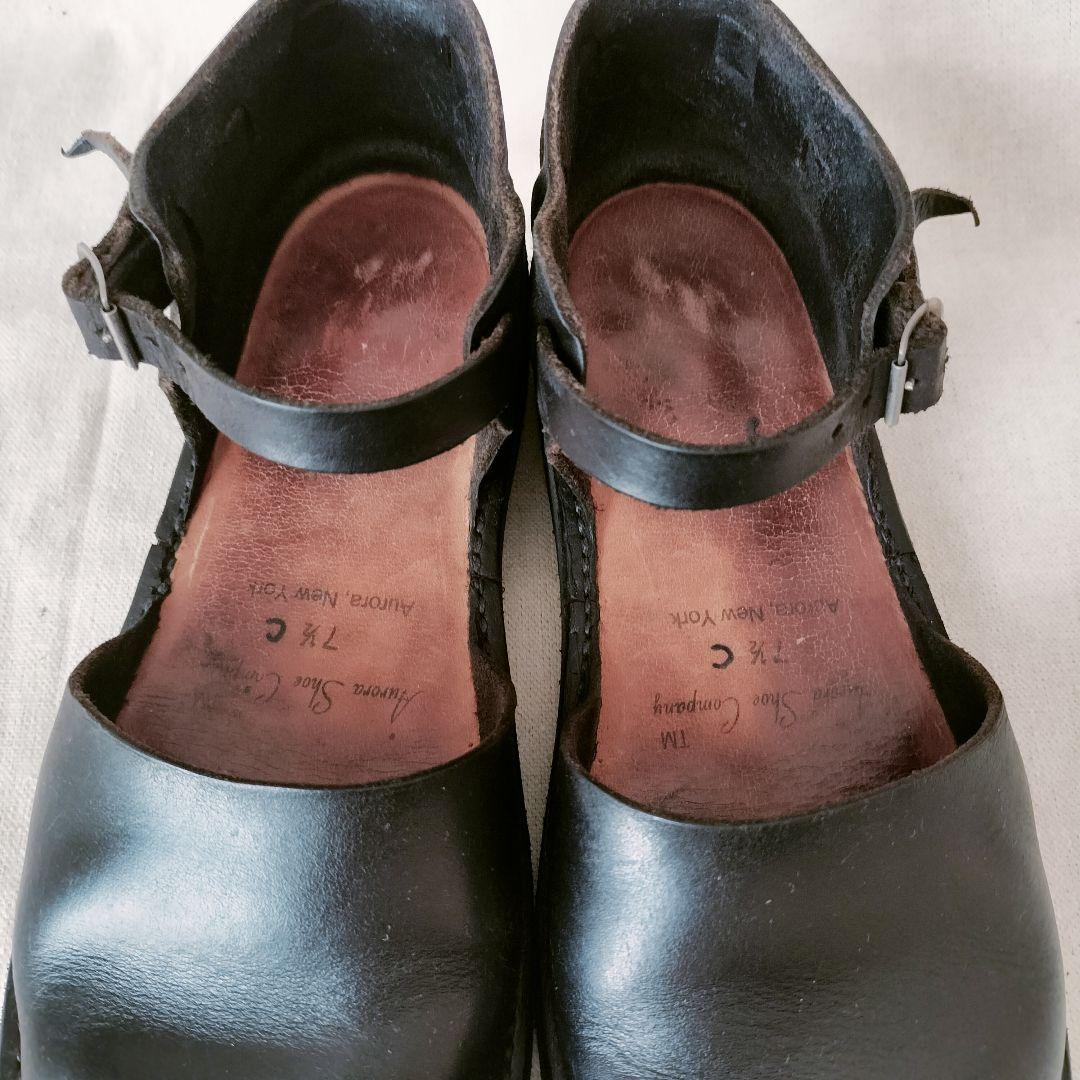 AURORA SHOE メリージェーンニューチャイニーズ　黒 23.5cm