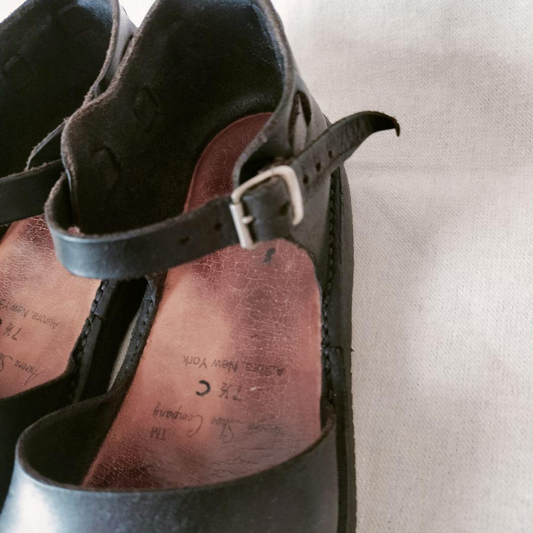 AURORA SHOE メリージェーンニューチャイニーズ　黒 23.5cm