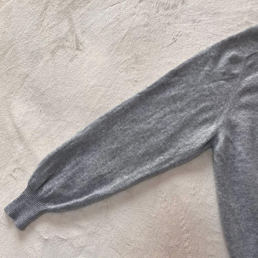 希少✨ブルネロクチネリ　カシミヤ100 クルーネックセーター エルボーパッチ