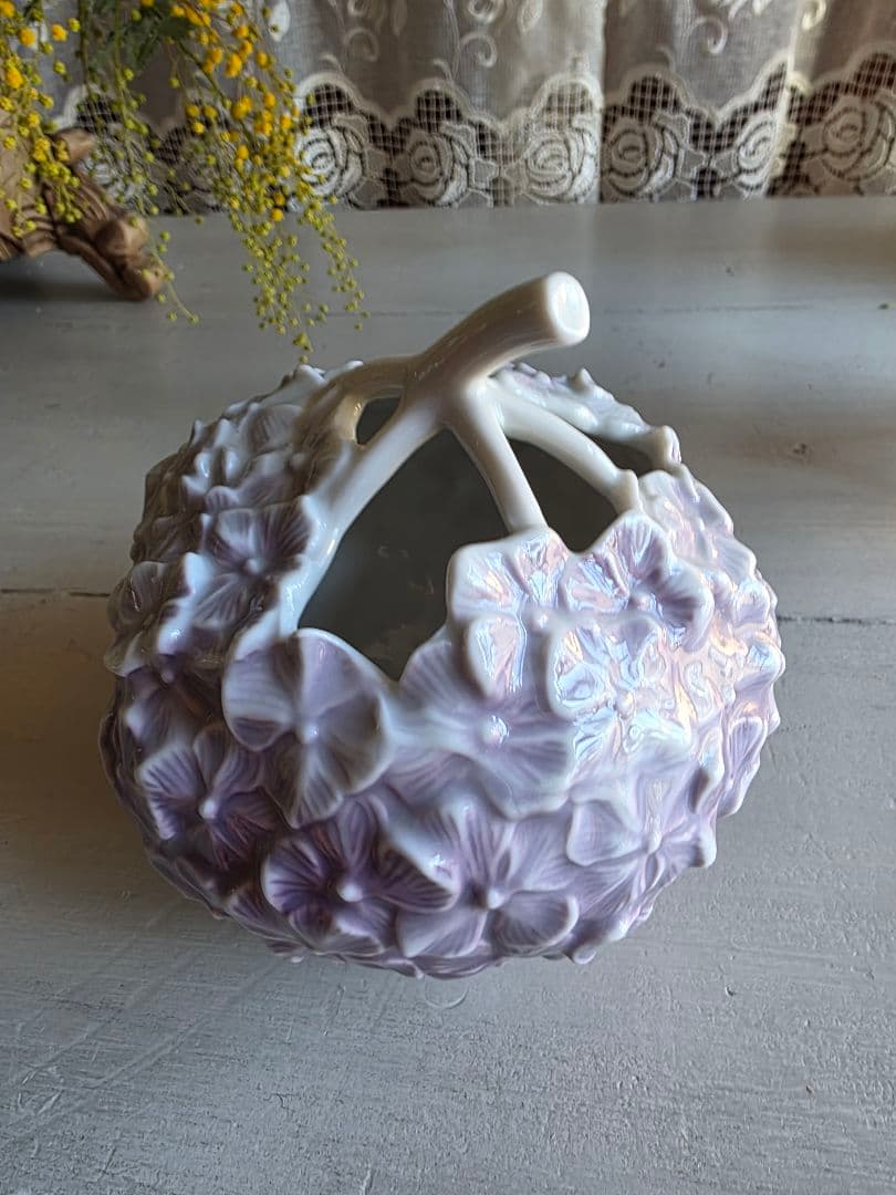   ロイヤルコペンハーゲン 花器　ライラック色