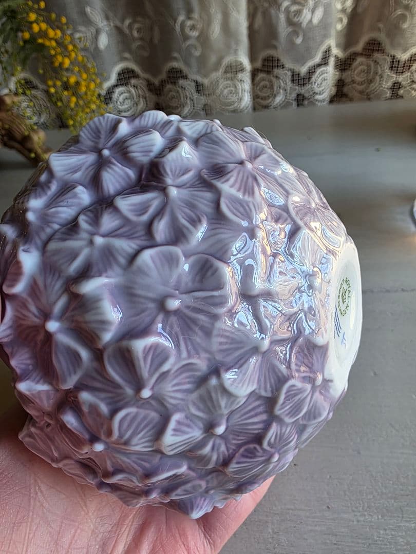   ロイヤルコペンハーゲン 花器　ライラック色