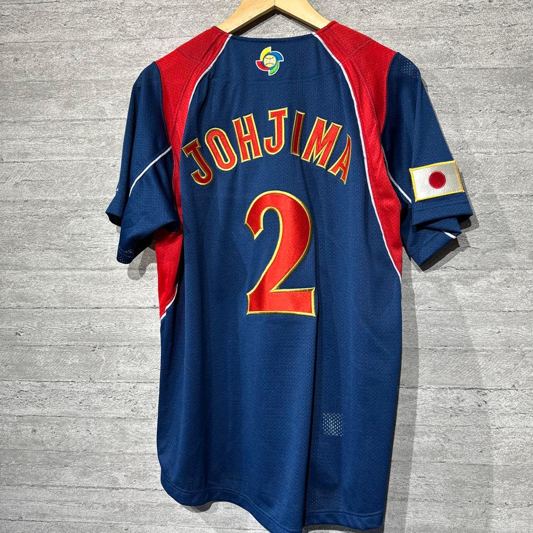【美品】【MIZUNO】　WBC 2009 城島 ビジター ユニフォーム M-L