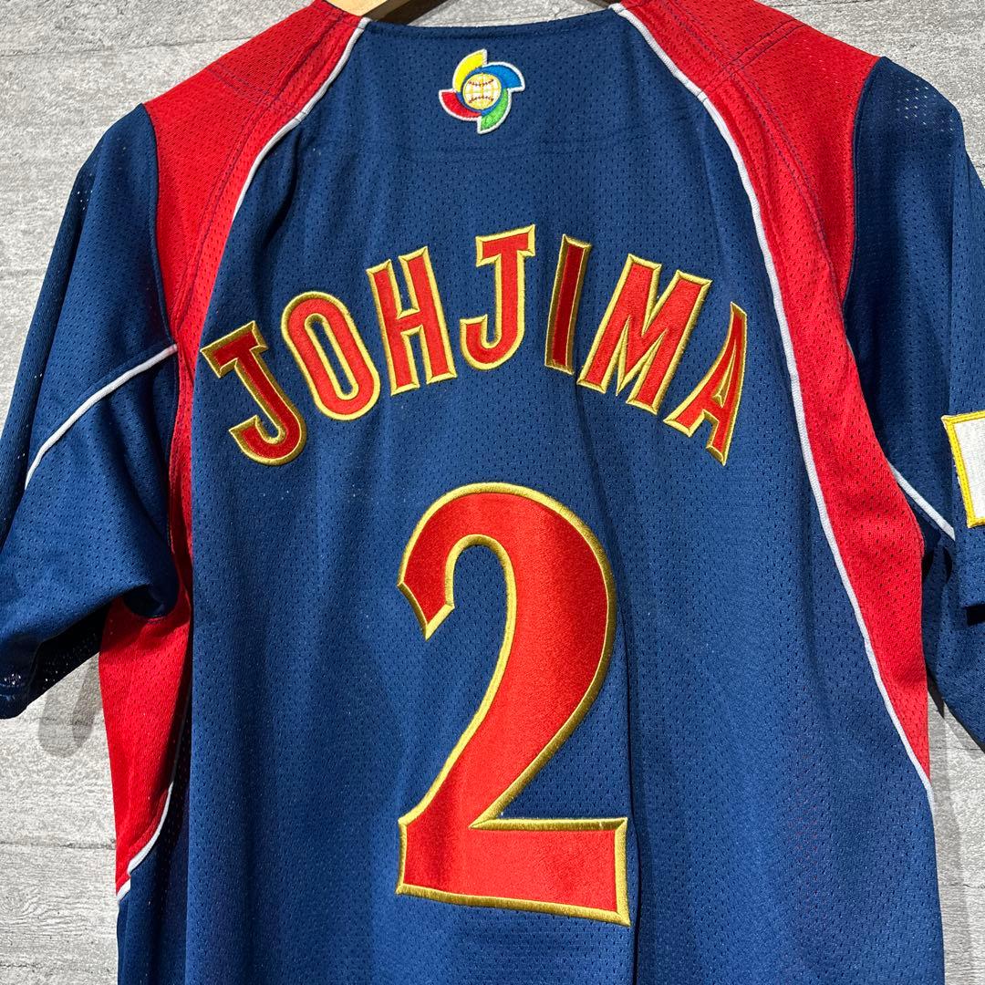 【美品】【MIZUNO】　WBC 2009 城島 ビジター ユニフォーム M-L