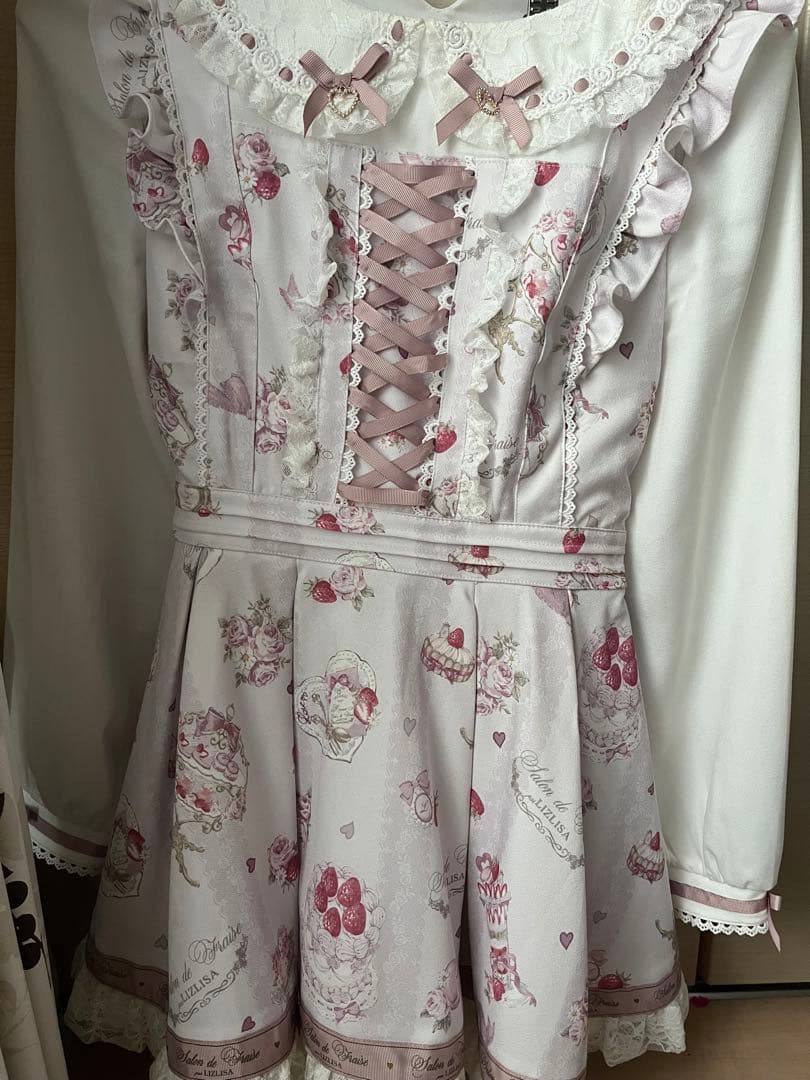 ゴスロリ・ロリータドレス ピンク