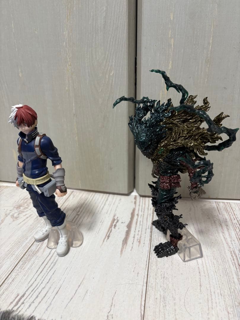 ヒロアカ 一番くじ ラストワン賞 黒デク E賞 轟焦凍 アクスタなどのおまけ付き