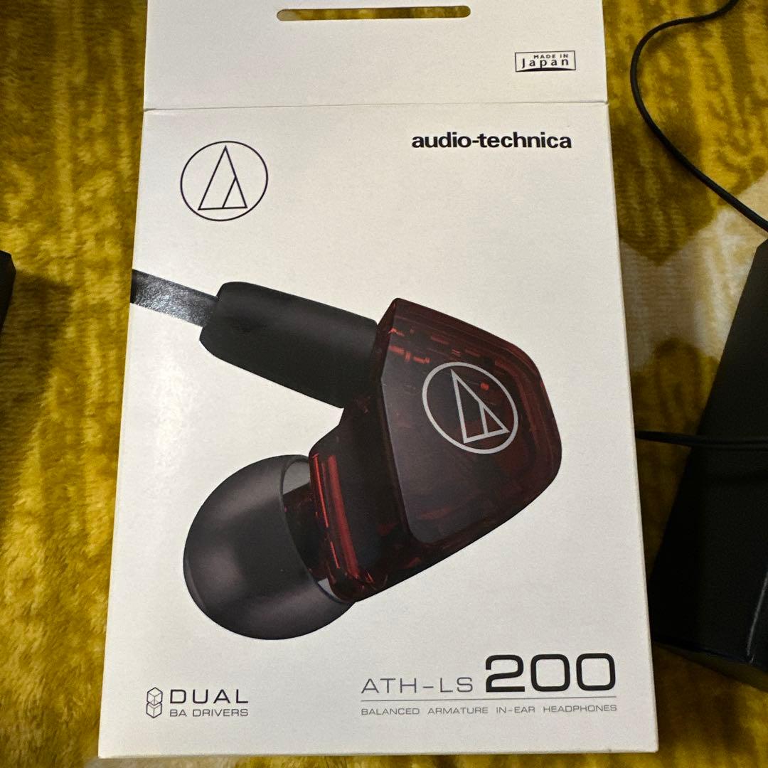 audio-technica ATH-LS200 赤色 イヤホン