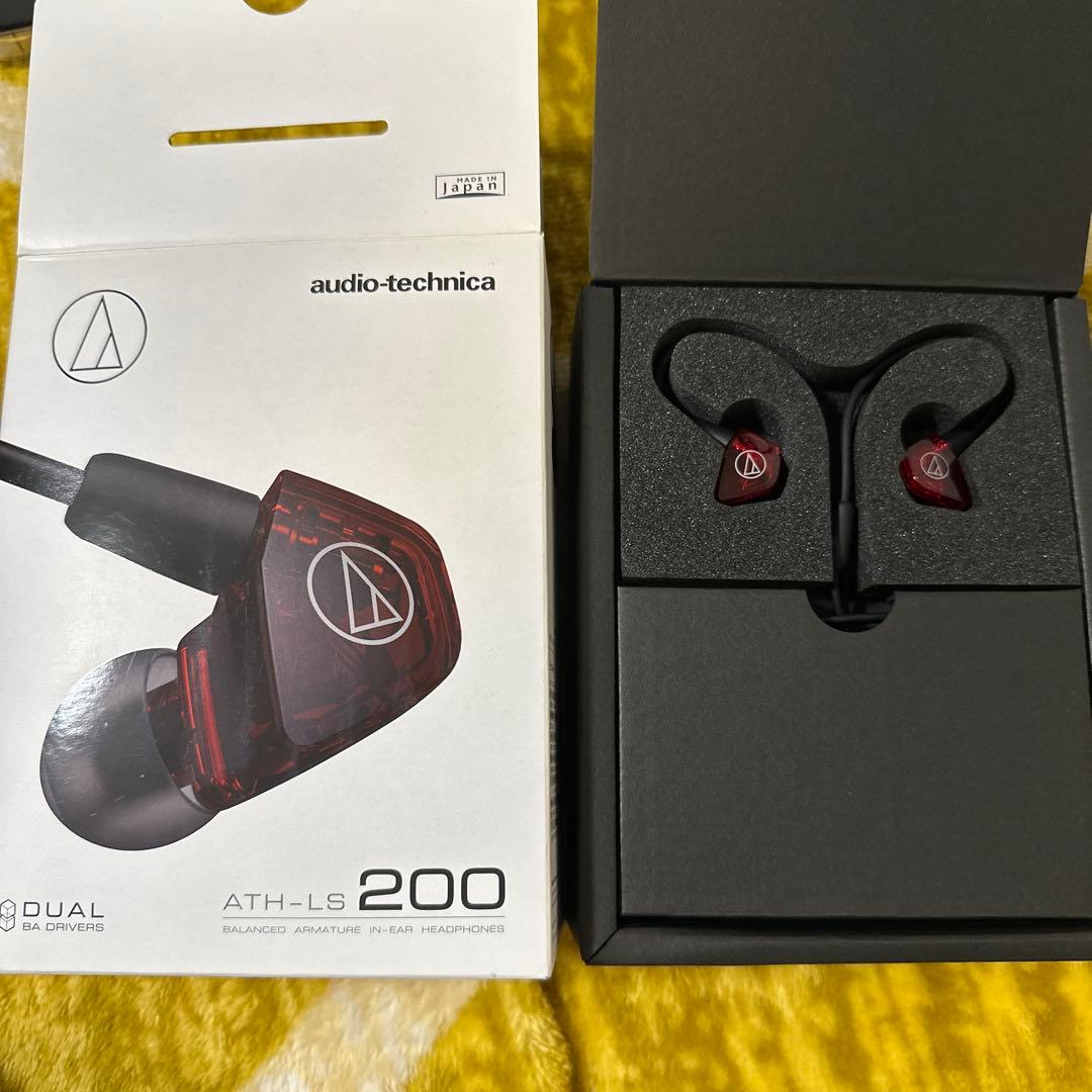 audio-technica ATH-LS200 赤色 イヤホン
