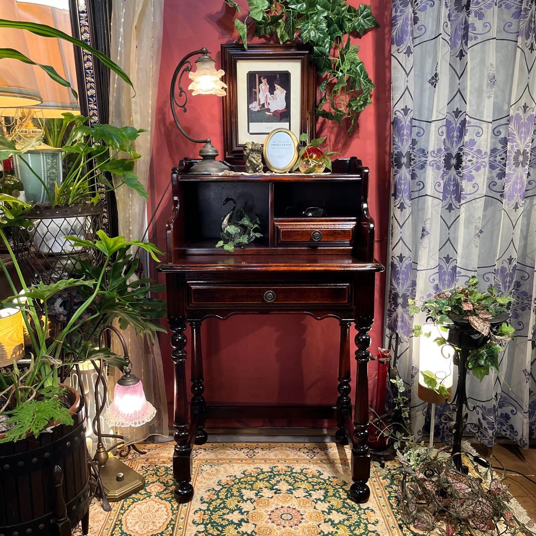 Sale 希少　７０s オールドカリモク　クラシカル　ライティングデスク