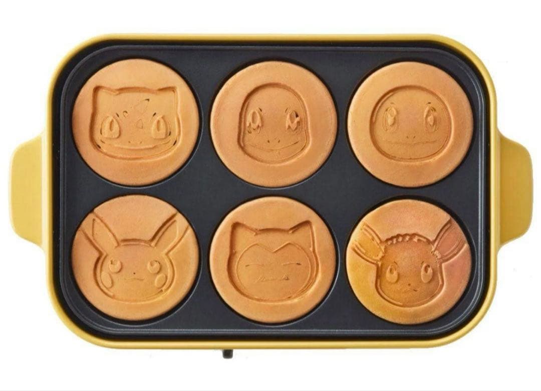 【新品未使用】BRUNO 限定　ポケモン コンパクトホットプレート イエロー