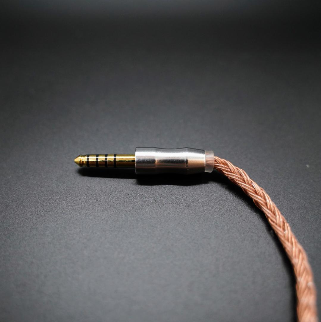 【1点のみ】16コア 7N高純度単結晶銅無メッキ CIEM 2Pin/4.4mm