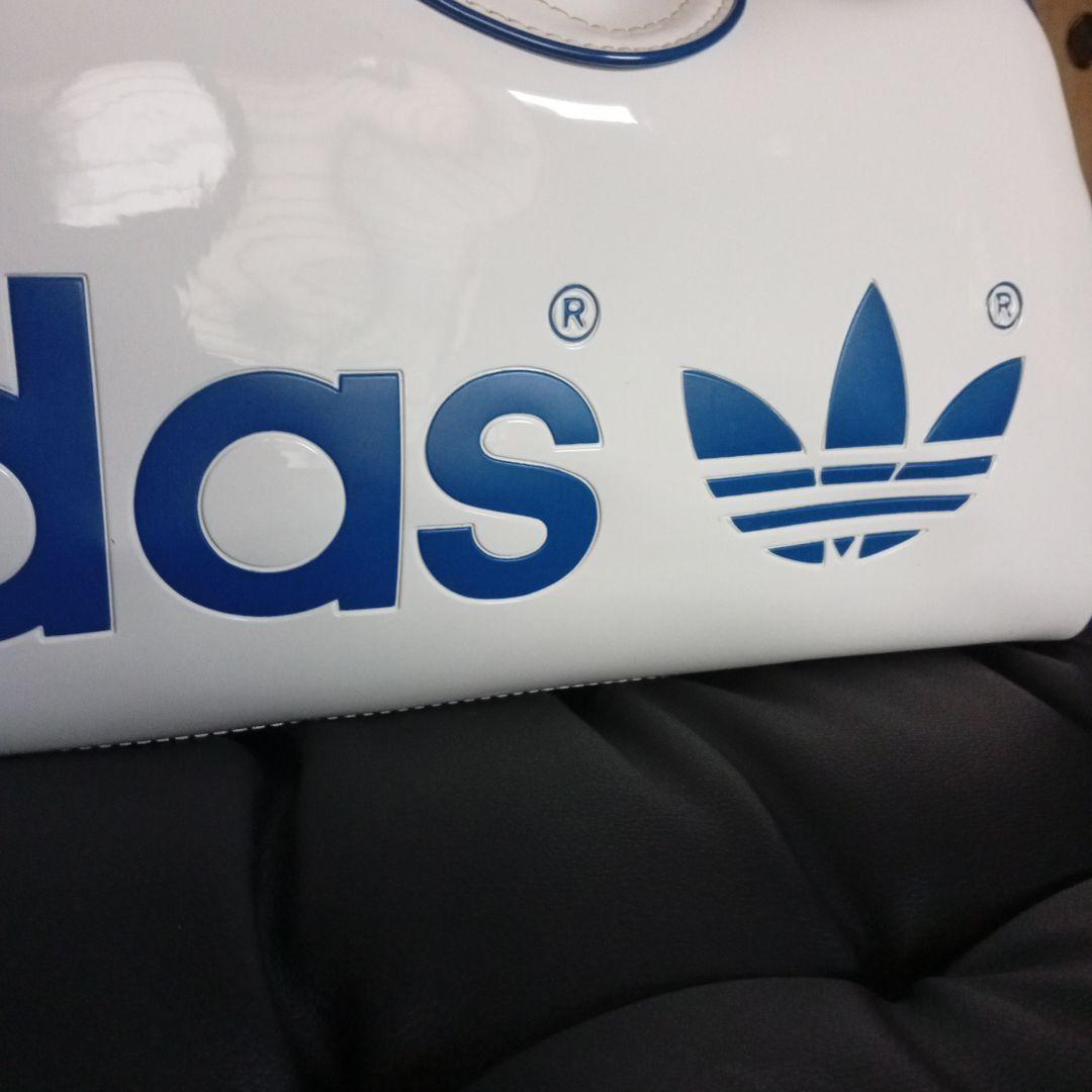 アディダス エナメル ボストンバッグ 美品