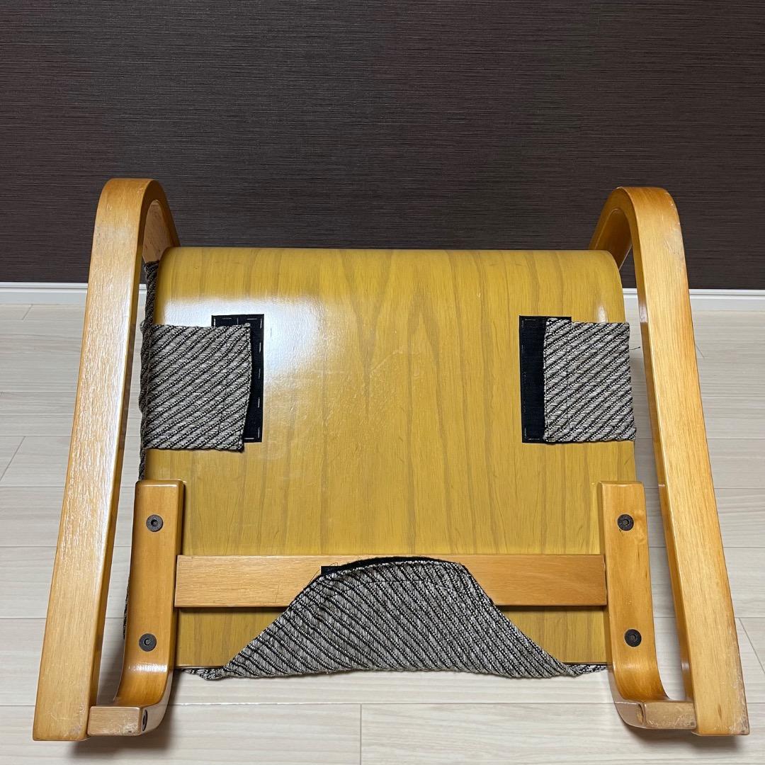 徳島県立工業技術センター 新日本木工 曲木 低座椅子　胡坐楽座椅子 腰痛防止