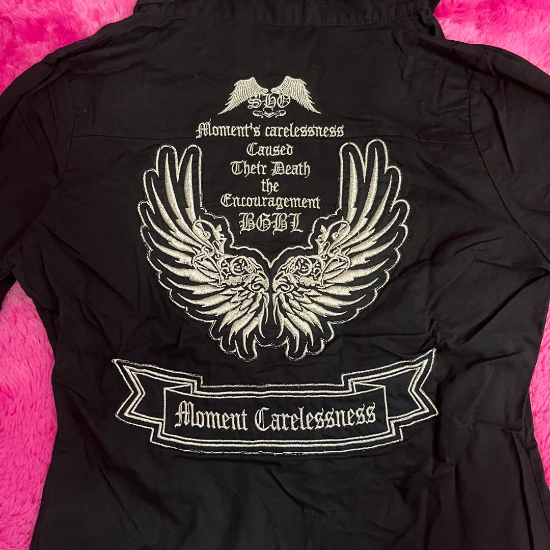 d.i.a. バック刺繍シャツ【平成ギャル】ダメージ加工 希少