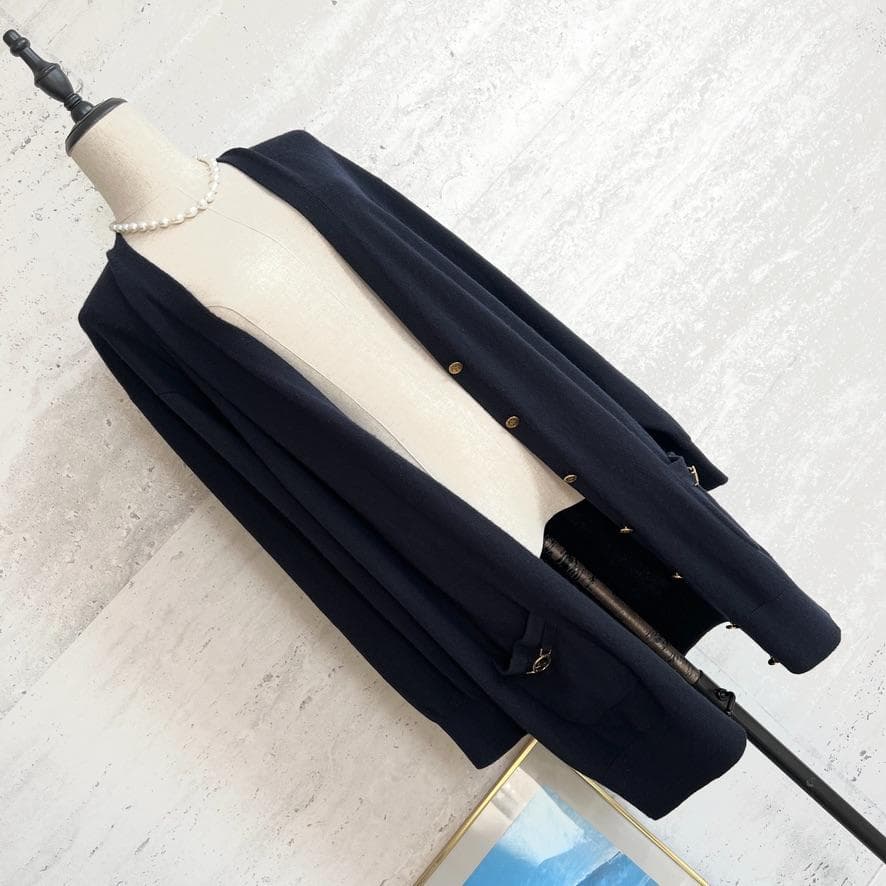 美品★LOUIS VUITTON★ロゴ★カシミヤ★ニットコート★カーディガン