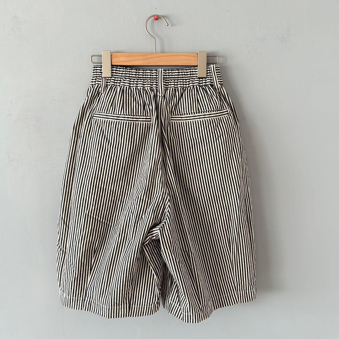 HARVESTY ストライプ ショートパンツ