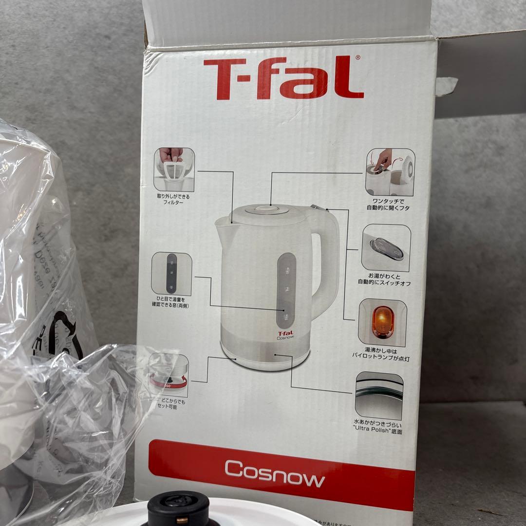 希少新品！T-faL 電気ケトル コスナー ホワイト 1.7L