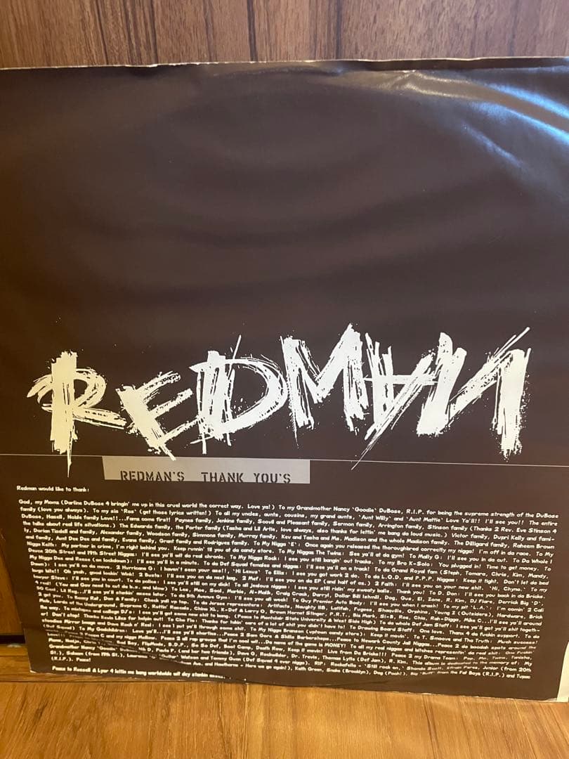 Redman Muddy Waters USオリジナル盤 1996年　LP