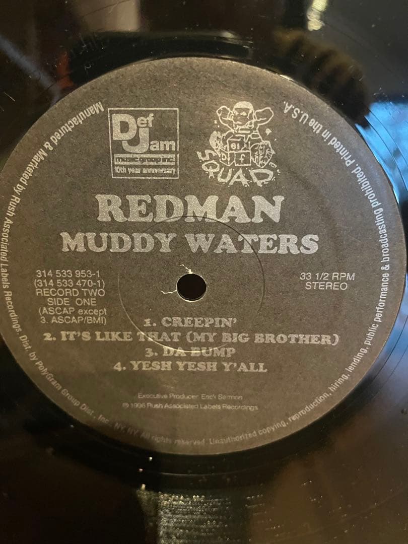 Redman Muddy Waters USオリジナル盤 1996年　LP