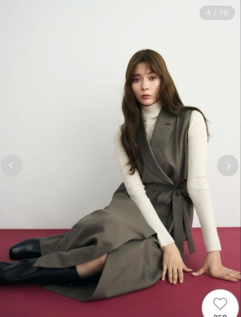 FRAY ID フレイ アイディー ラペルテーラードワンピース