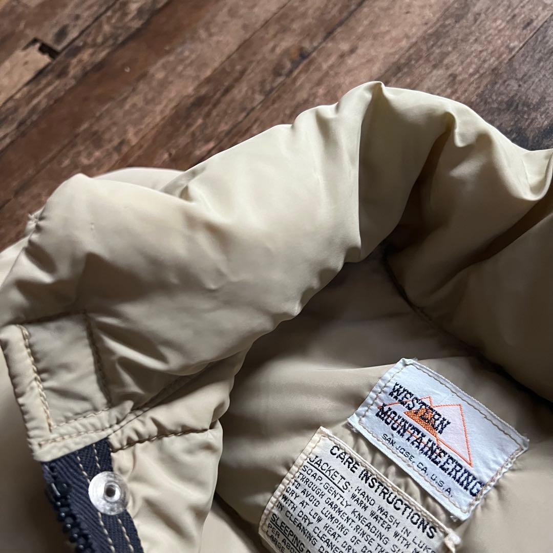 80s WESTERN MOUNTAINEERING ダウンベスト S