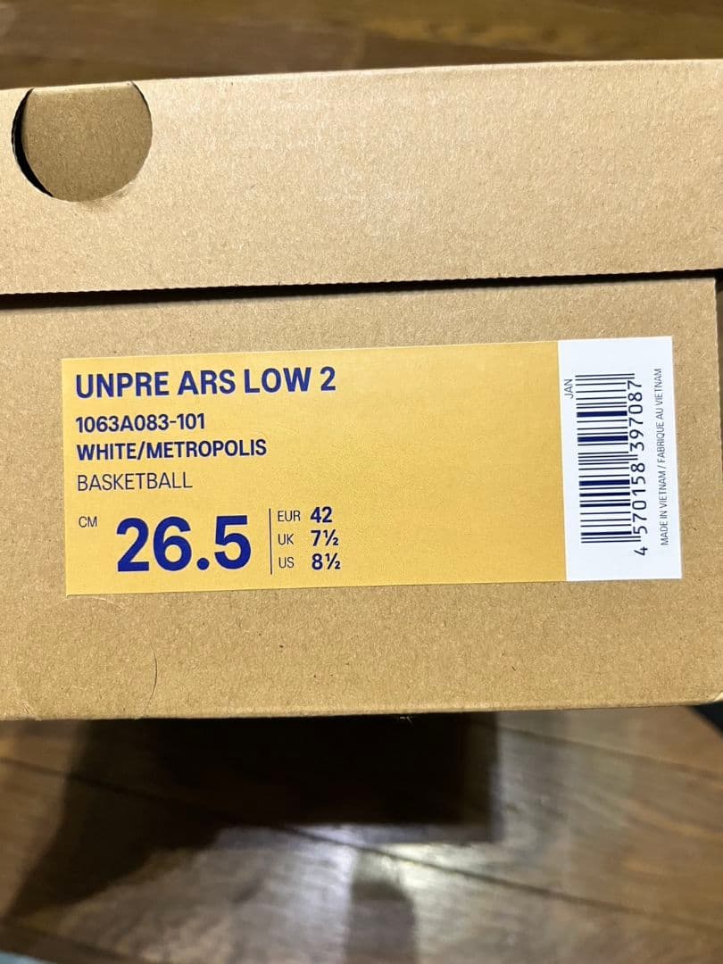 asics UNPRE ARL LOW2　アンプレアルス　ロウ　アシックス