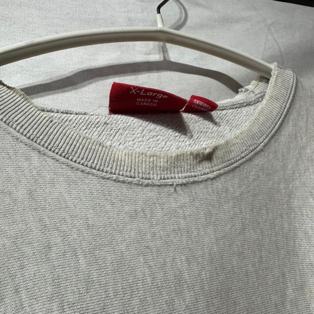 初期 old Supreme ボックスロゴ クルーネック スウェット