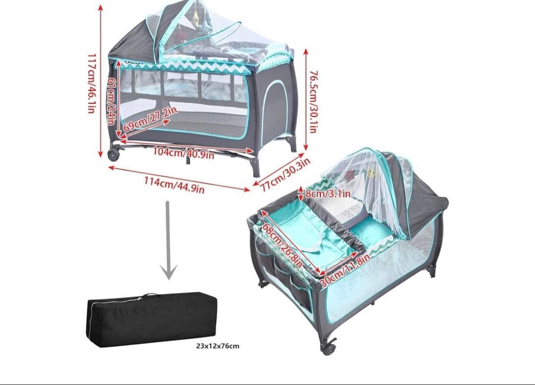 ベビーベット　折りたたみ可