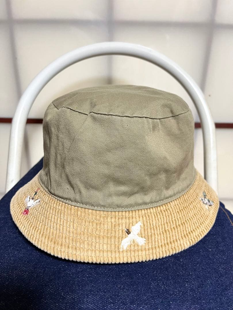 鳥柄POLO RALPH LAURENポロラルフローレンコーデュロイハット